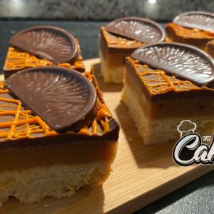 Chocolate Orange Millionaire Shortbread